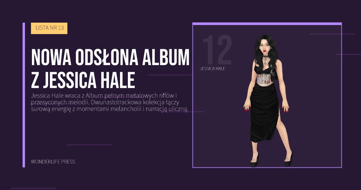 Wonderlife Press: nowa odsłona ALBUM  z Jessica Hale. portret artystów. LISTA NR 13.