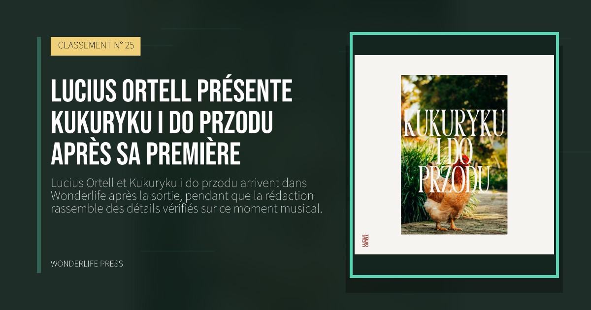 Wonderlife Press: Lucius Ortell présente Kukuryku i do przodu après sa première. pochette de la sortie. CLASSEMENT N° 25.