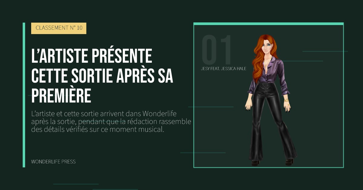 Wonderlife Press: L’artiste présente cette sortie après sa première. portrait des artistes. CLASSEMENT N° 10.