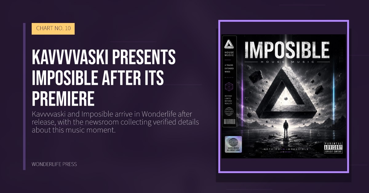 Wonderlife Press: Kavvvvaski presents Imposible after its premiere. release artwork. CHART NO. 10.