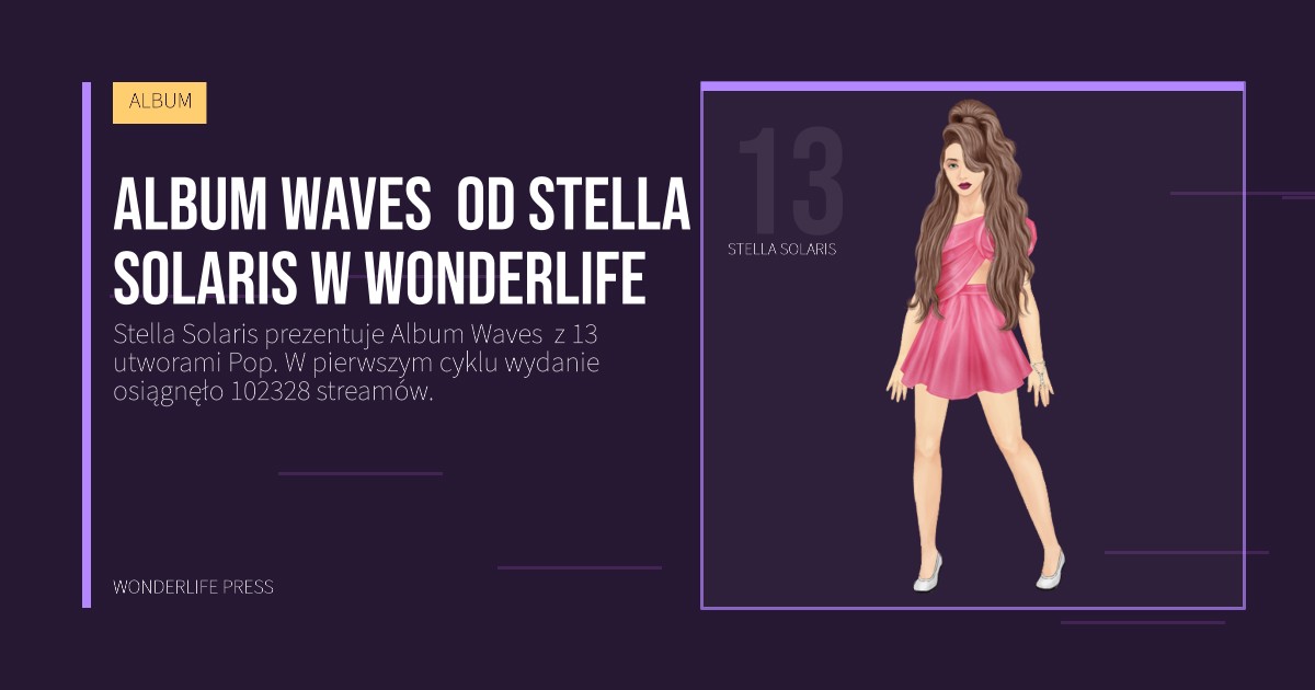 Wonderlife Press: Album Waves  od Stella Solaris w Wonderlife. portret artystów. ALBUM.