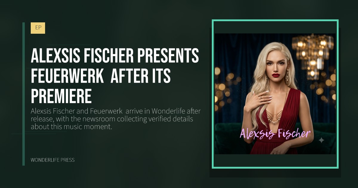 Wonderlife Press: Alexsis Fischer presents Feuerwerk after its premiere. release artwork. EP.