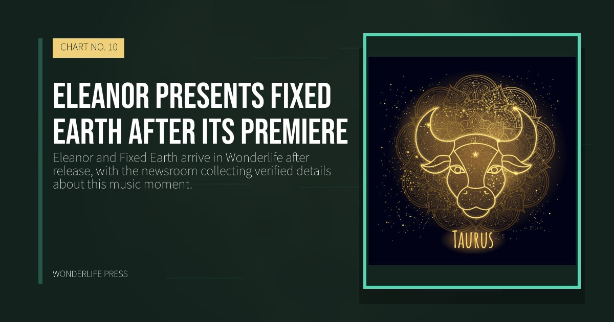 Wonderlife Press: Eleanor presents Fixed Earth after its premiere. release artwork. CHART NO. 10.
