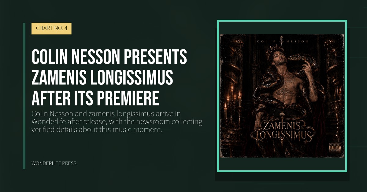 Wonderlife Press: Colin Nesson presents zamenis longissimus after its premiere. release artwork. CHART NO. 4.