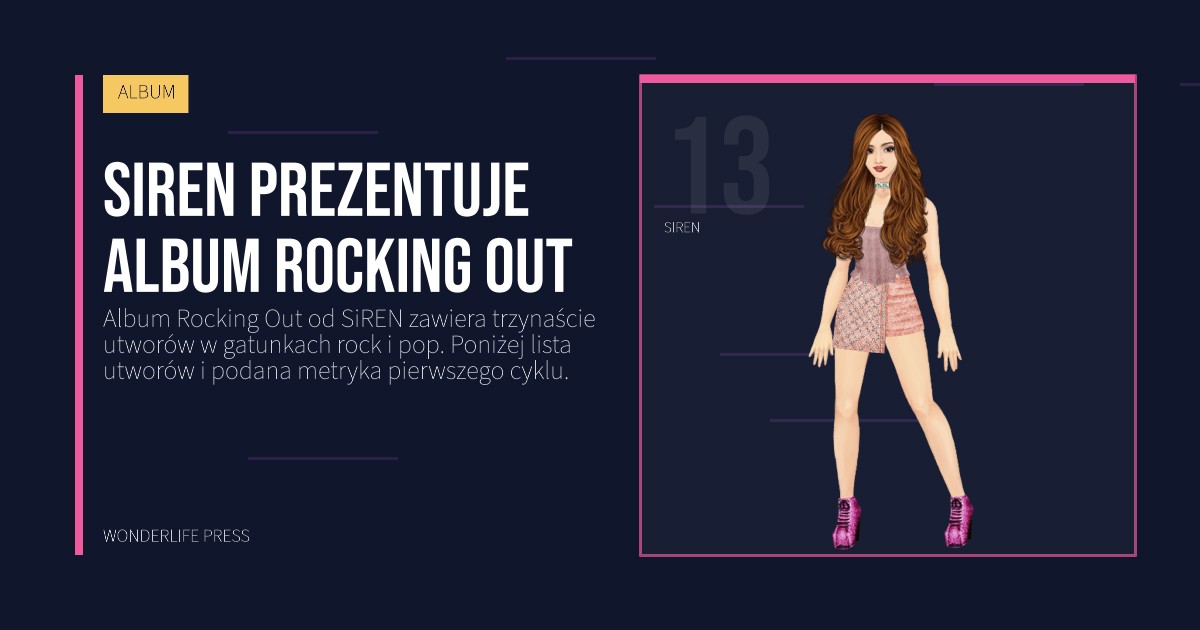 Wonderlife Press: SiREN prezentuje album Rocking Out. portret artystów. ALBUM.