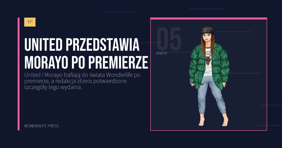 Wonderlife Press: United przedstawia Morayo po premierze. portret artystów. EP.