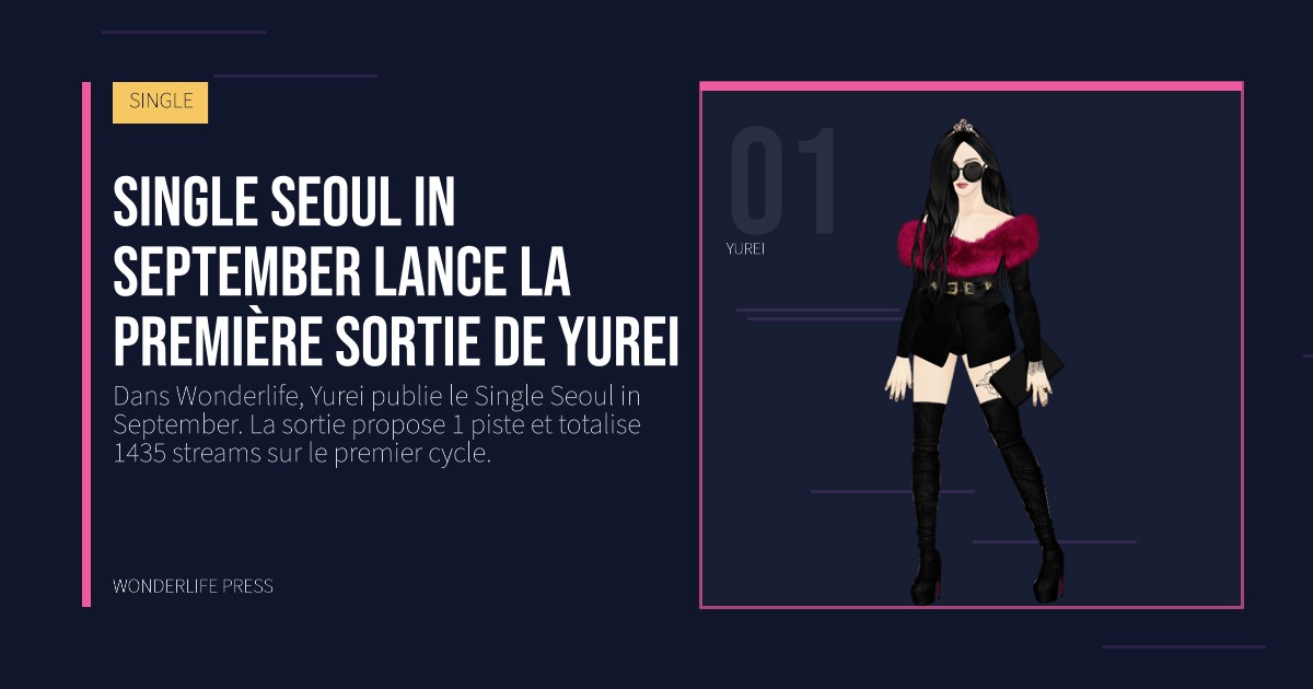 Wonderlife Press: Single Seoul in September lance la première sortie de Yurei. portrait des artistes. SINGLE.