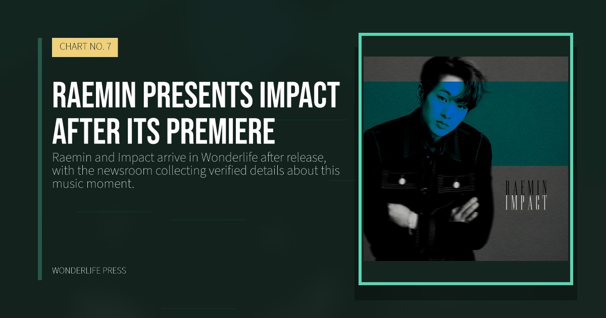 Wonderlife Press: Raemin presents Impact after its premiere. release artwork. CHART NO. 7.